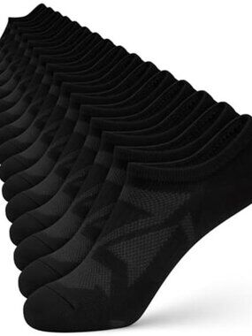 Womens No Show Socks 8 Pack Low Cut Cotton Ankle Socks Non Slip Invisible